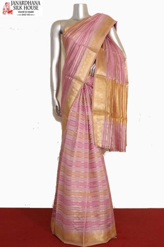 Designer Handloom Tussar Silk Saree